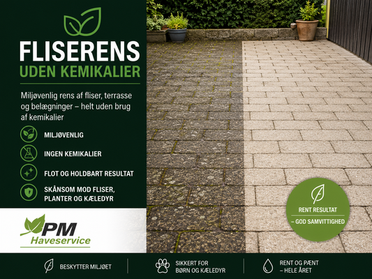 Flise rens fra PM-haveservice